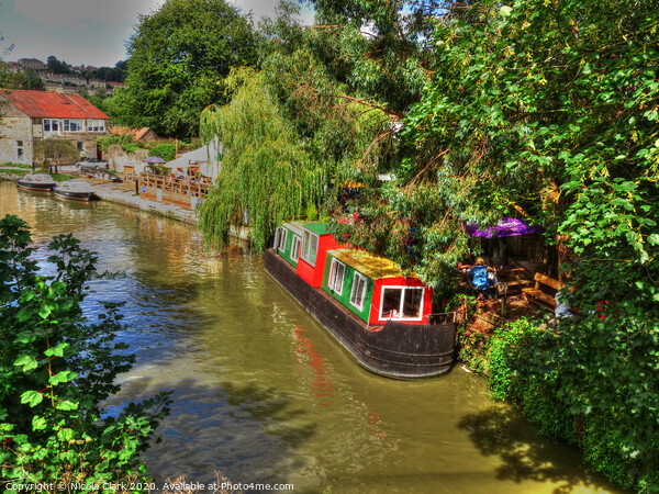 Summer Along The Canal Picture Board by Nicola Clark