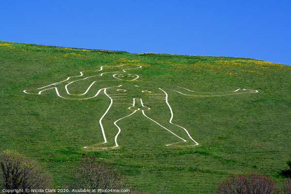 The Cerne Abbas Giant Picture Board by Nicola Clark
