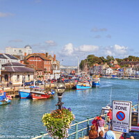Buy canvas prints of Weymouth Harbour In Summer  by Nicola Clark