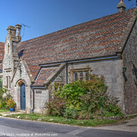 Buy canvas prints of An Old Dorset School House by Nicola Clark