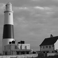 Buy canvas prints of Majestic Lighthouse Glow by Nicola Clark