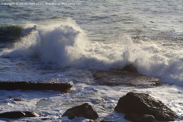 Majestic Sea Spray Picture Board by Nicola Clark