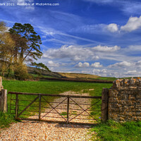 Buy canvas prints of Serene Countryside Haven by Nicola Clark