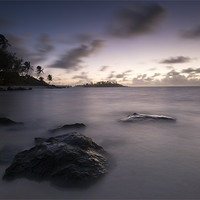 Buy canvas prints of Pacific Dawn - Rarotonga by Michael Treloar