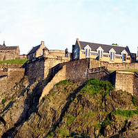 Buy canvas prints of Edinburgh Castle by Ian Coyle