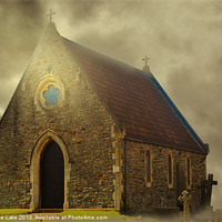 Buy canvas prints of Chapel in the Mist by Christine Lake
