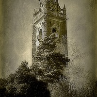 Buy canvas prints of The Tower On The Hill by Christine Lake