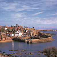 Buy canvas prints of Crail Harbour by Derek Wallace