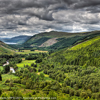 Buy canvas prints of Loch Bhraoin - Loch of Rain Showers. Scotland by David Lewins (LRPS)
