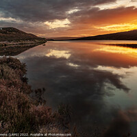 Buy canvas prints of Harbottle Lake Sunset by David Lewins (LRPS)