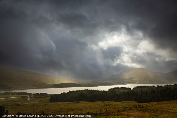 Loch Tulla Picture Board by David Lewins (LRPS)