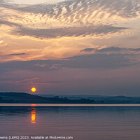 Buy canvas prints of Sunset Derwent Reservoir Northumberland by David Lewins (LRPS)