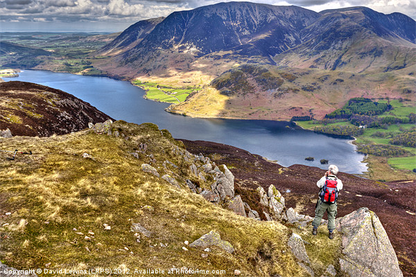 Crummock Water from Red Pike Picture Board by David Lewins (LRPS)