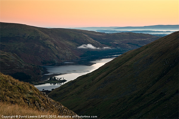 Haweswater Golden Sunrise Picture Board by David Lewins (LRPS)