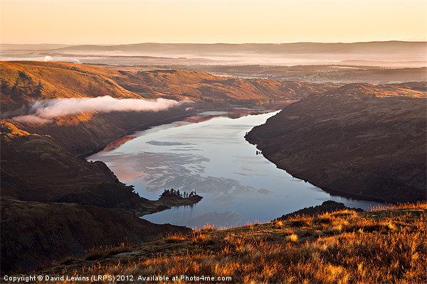 Sunrise Haweswater, Cumbria Picture Board by David Lewins (LRPS)