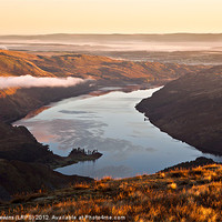 Buy canvas prints of Sunrise Haweswater, Cumbria by David Lewins (LRPS)