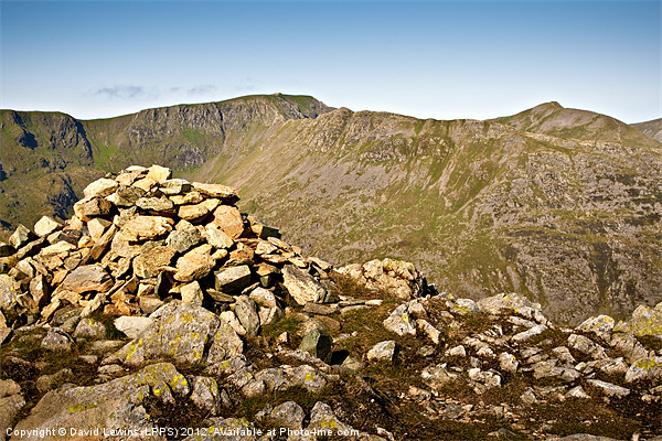 Striding Edge & Helvellyn, Cumbria Picture Board by David Lewins (LRPS)