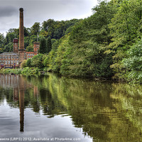 Buy canvas prints of Masson Mill - Matlock Bath (HDR) by David Lewins (LRPS)