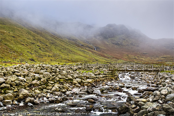 Great Langdale Beck Picture Board by David Lewins (LRPS)