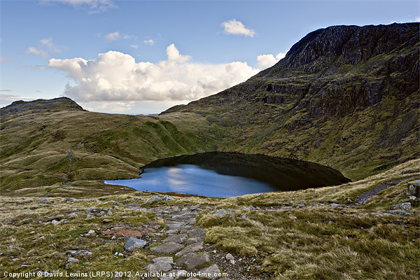 Angle Tarn - Rossett Pike, Cumbria Picture Board by David Lewins (LRPS)