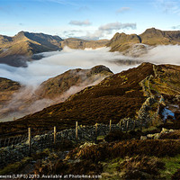 Buy canvas prints of Great Langdale - Cumbria by David Lewins (LRPS)