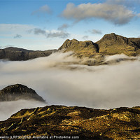Buy canvas prints of The Langdale Pikes by David Lewins (LRPS)