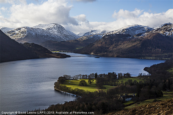 Ullswater - English Lake District Picture Board by David Lewins (LRPS)