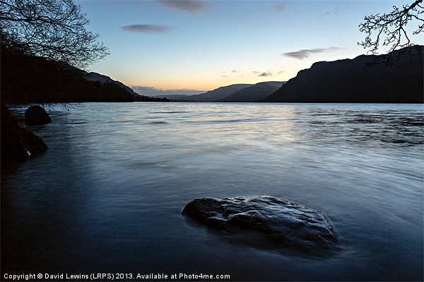 Ullswater Sunrise Picture Board by David Lewins (LRPS)