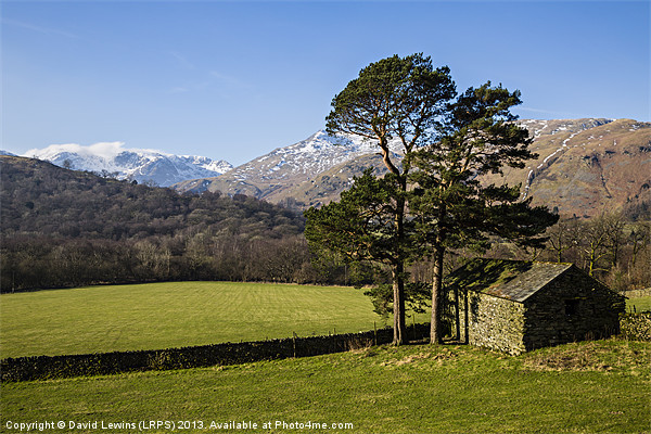Rydal Head & Great Rigg Picture Board by David Lewins (LRPS)