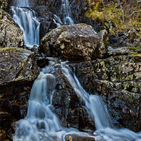 Buy canvas prints of Angle Tarn Falls by David Lewins (LRPS)