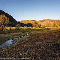 Buy canvas prints of Borrowdale (Bathed in Sunlight) by David Lewins (LRPS)