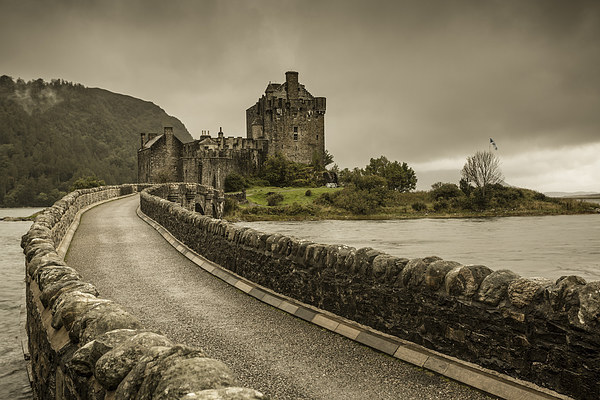 Eilean Donan Castle Picture Board by David Lewins (LRPS)