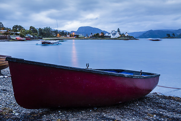 Plockton - Early Morning Picture Board by David Lewins (LRPS)