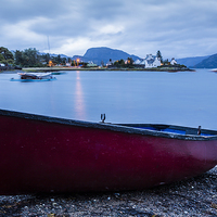 Buy canvas prints of Plockton - Early Morning by David Lewins (LRPS)