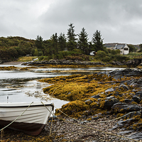 Buy canvas prints of The Bay - Drumbuie, Scotland by David Lewins (LRPS)
