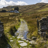 Buy canvas prints of Mosedale Cottage by David Lewins (LRPS)