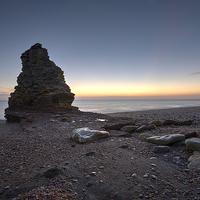 Buy canvas prints of  Liddle Stack - Blast Beach - Seaham Harbour by David Lewins (LRPS)