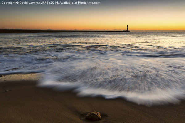 Roker Sunrise Picture Board by David Lewins (LRPS)