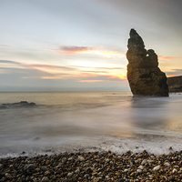 Buy canvas prints of  Liddle Stack - Chemical Beach, Seaham by David Lewins (LRPS)