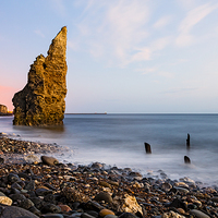 Buy canvas prints of Liddle Stack - Chemical Beach, Seaham by David Lewins (LRPS)