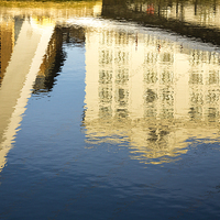 Buy canvas prints of Quayside Reflections by David Lewins (LRPS)