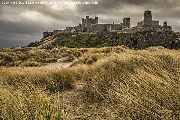 Bamburgh Castle - Northumberland Picture Board by David Lewins (LRPS)
