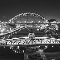 Buy canvas prints of Tyne Bridge Newcastle by David Lewins (LRPS)