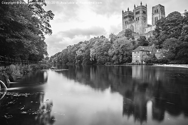 Durham Cathedral Black and White Picture Board by David Lewins (LRPS)