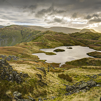 Buy canvas prints of Angle Tarn by David Lewins (LRPS)
