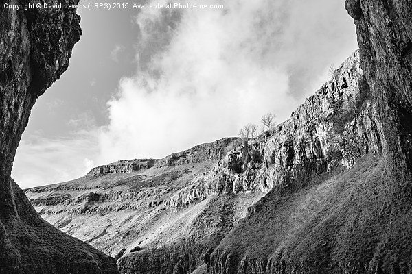   Gordale Scar Picture Board by David Lewins (LRPS)