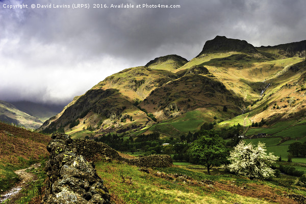 Langdale Pikes Picture Board by David Lewins (LRPS)