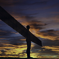 Buy canvas prints of Angel Of The North - Gateshead by David Lewins (LRPS)