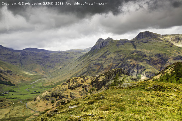Langdale Pikes Picture Board by David Lewins (LRPS)