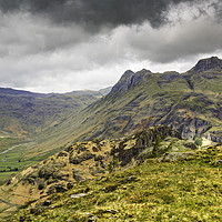 Buy canvas prints of Langdale Pikes by David Lewins (LRPS)
